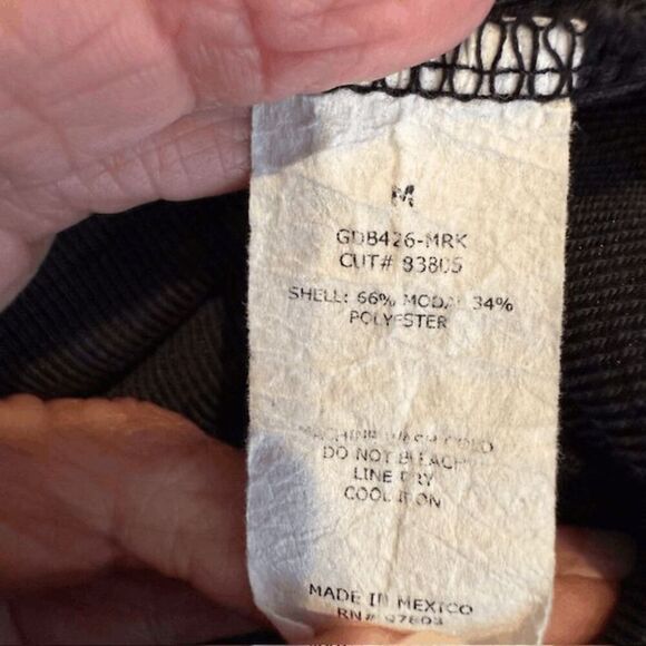 Nicole Miller Ribbed Knit Stretch Side Knot Dress in Charcoal Gray Size Medium - Picture 5 of 9